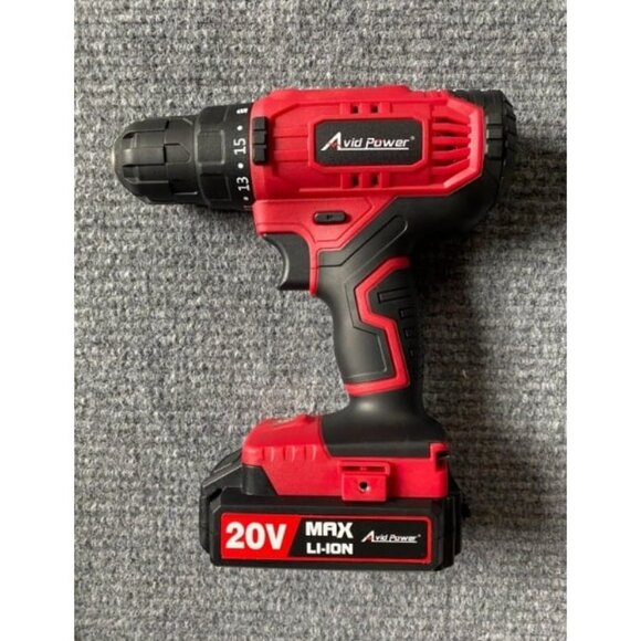 POWER 20V Cordless Drill, 320 In-lbs Torque Power Drill/Driver with Drill brush - Picture 1 of 1